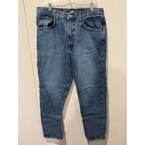 Men's Lucky Brand Blue Slim Fit Straight Jeans Waist 36 inseam 32 medium wash